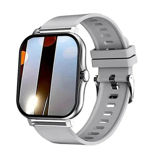 NNEOBA Smart Watch Fitness Clock Silver - 1.83" Touch Screen, Bluetooth Calling, Health Tracking
