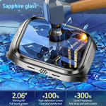 NNEOBA Sports Smart Watch Blue - 2.06" AMOLED Display, Blood Pressure Monitoring, Bluetooth 5.3 - Allen-Fitness