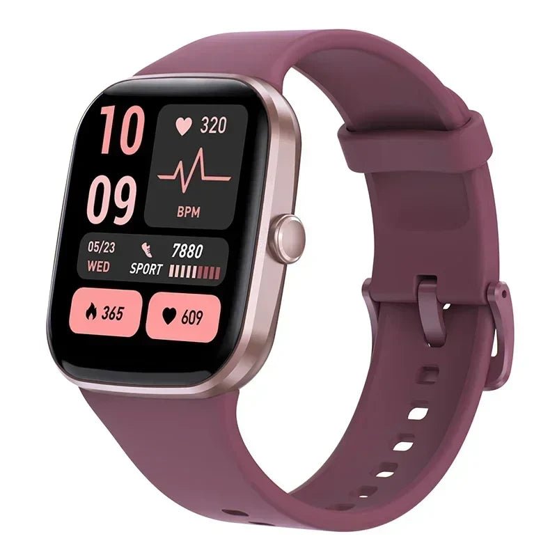 NNEOBA Waterproof Smart Fitness Watch Maroon - Allen - Fitness