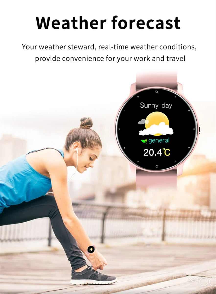 NNEOBA Waterproof Sports Smart Watch Pink - Allen - Fitness