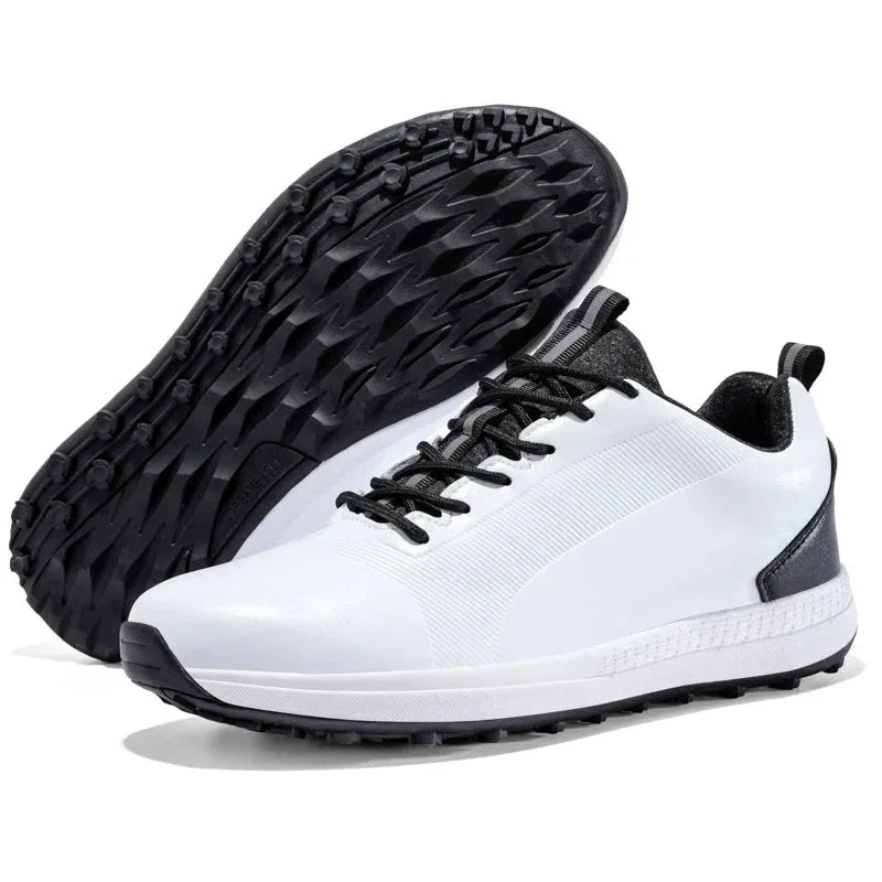 Non-slip Spudless Trainers Rotating Buckles Outdoor Men's Golf Shoes - Allen-Fitness