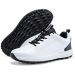 Non-slip Spudless Trainers Rotating Buckles Outdoor Men's Golf Shoes - Allen-Fitness