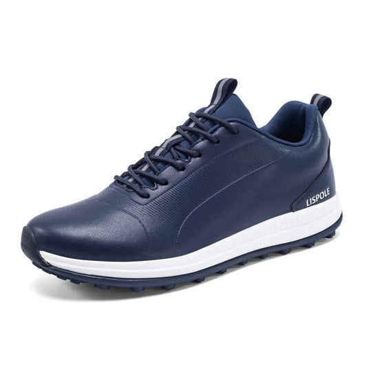 Non - slip Spudless Trainers Rotating Buckles Outdoor Men Golf Shoes - Allen - Fitness