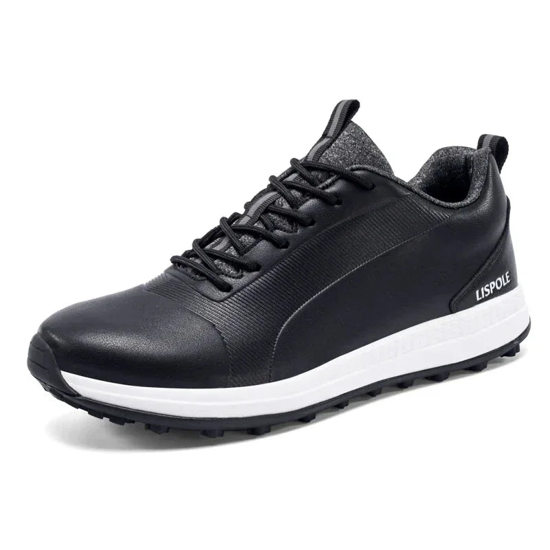 Non-slip Spudless Trainers Rotating Buckles Outdoor Men's Golf Shoes - Allen-Fitness