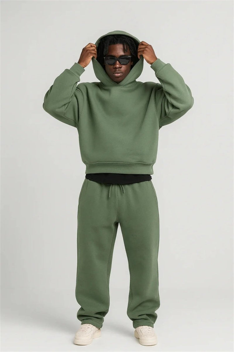 Oversized Two-piece Men's Sportswear Suit - Allen-Fitness