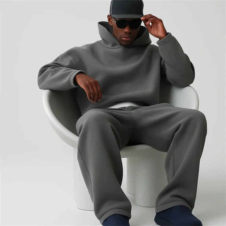 Oversized Two-piece Men's Sportswear Suit - Allen-Fitness