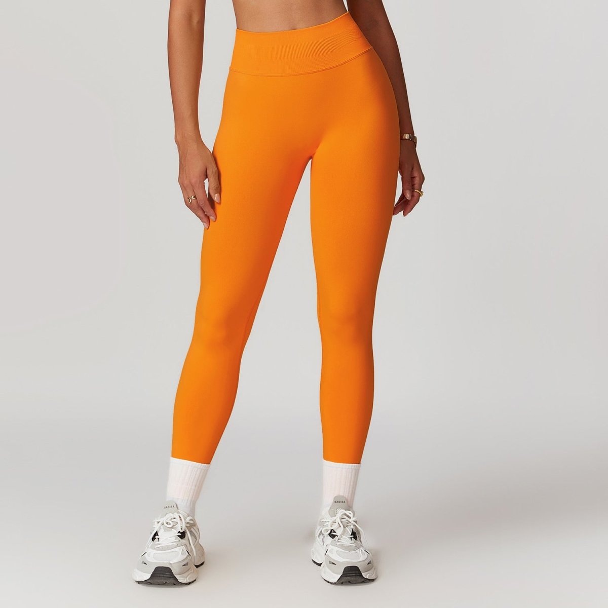 Peach Hip Seamless Tight Yoga Pants for Women's Outerwear Running Exercise Speed Drying Fitness Pants - Premium Fitness & Activewear for Men & Women|UK