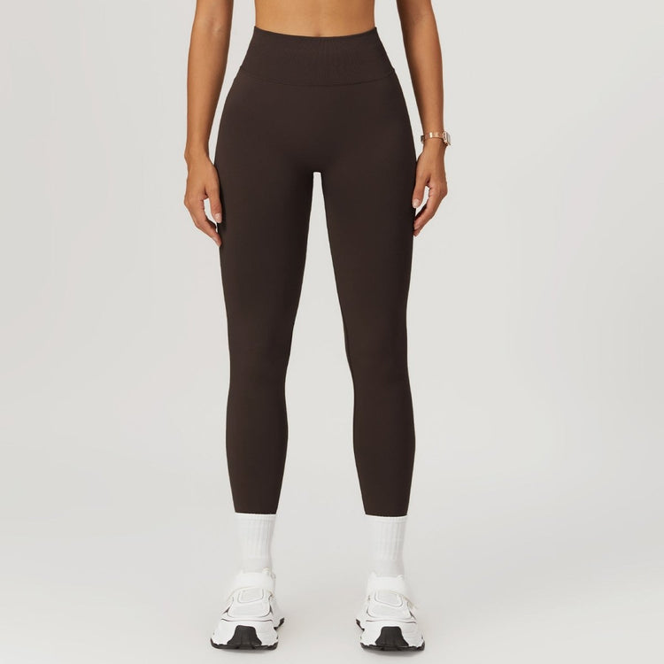 Peach Hip Seamless Tight Yoga Pants for Women's Outerwear Running Exercise Speed Drying Fitness Pants - Premium Fitness & Activewear for Men & Women|UK