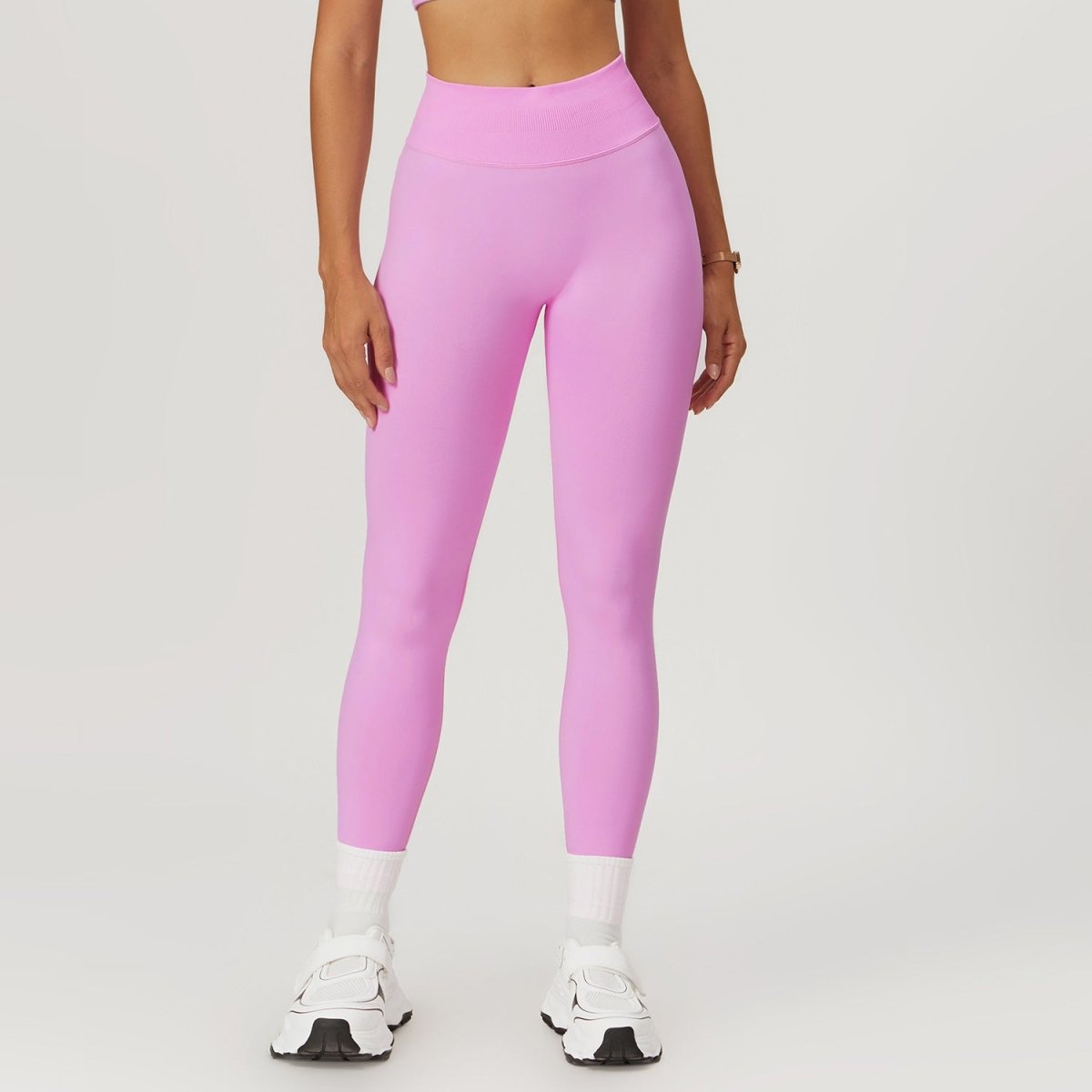Peach Hip Seamless Tight Yoga Pants for Women's Outerwear Running Exercise Speed Drying Fitness Pants - Premium Fitness & Activewear for Men & Women|UK