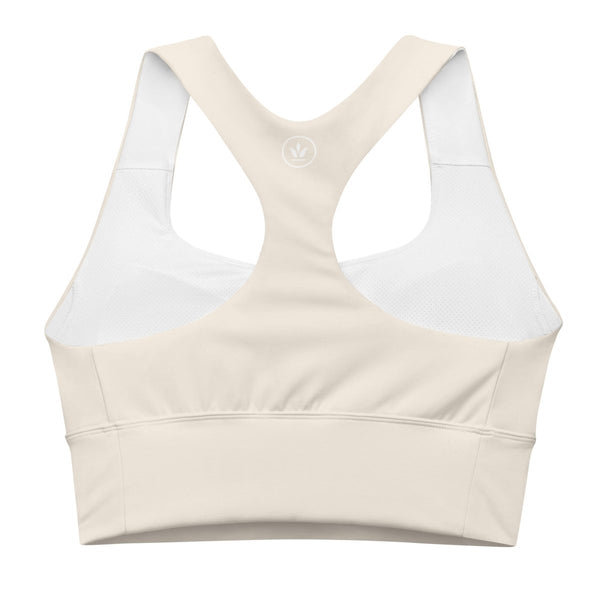PHIA Ivory Longline Sports Bra