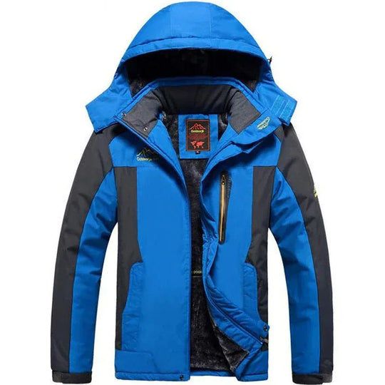 Plus Size Outdoor Winter Jacket For Men, Fleece Lined Padded, Waterproof &amp; Warm Options Available - Allen-Fitness