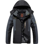Plus Size Outdoor Winter Jacket For Men, Fleece Lined Padded, Waterproof & Warm Options Available - Allen-Fitness