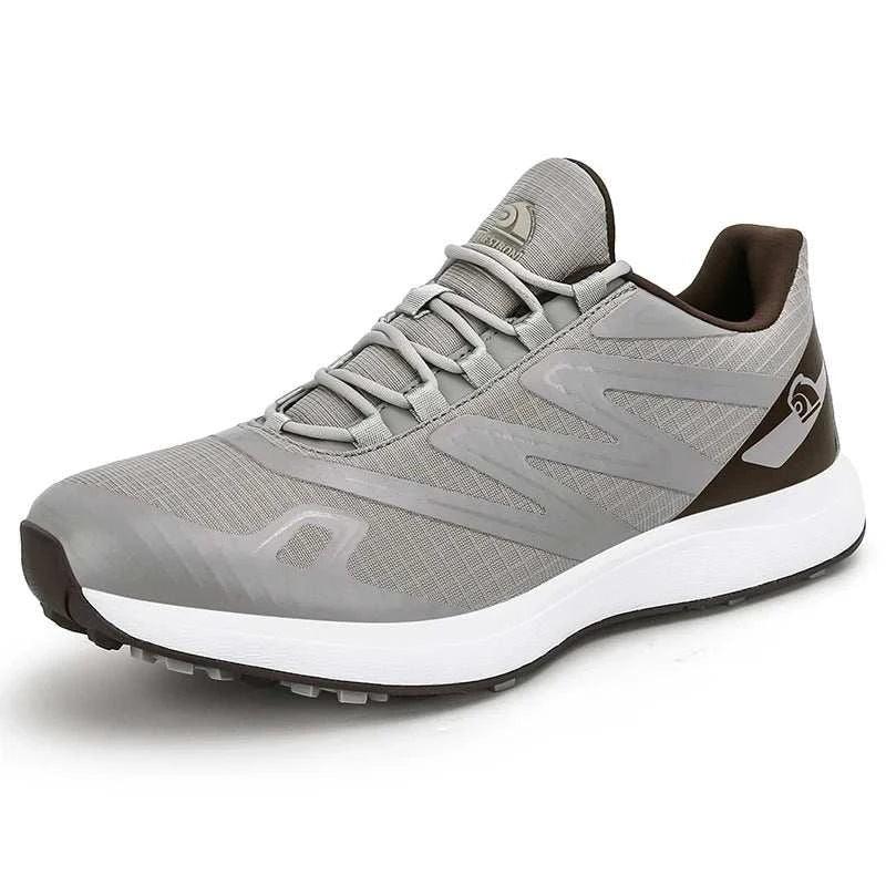 Premium Golf Shoes for Men - Stylish Leather Sneaker with Studs for Cricket and Sports - Allen-Fitness