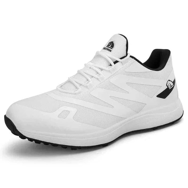 Premium Golf Shoes for Men - Stylish Leather Sneaker with Studs for Cricket and Sports - Allen-Fitness