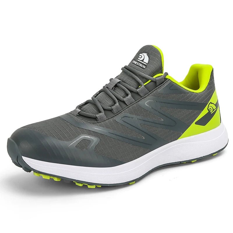Premium Golf Shoes for Men - Stylish Leather Sneaker with Studs for Cricket and Sports - Allen - Fitness