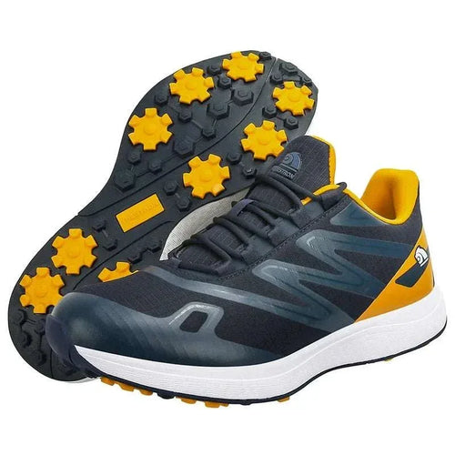 Premium Golf Shoes for Men - Stylish Leather Sneaker with Studs for Cricket and Sports