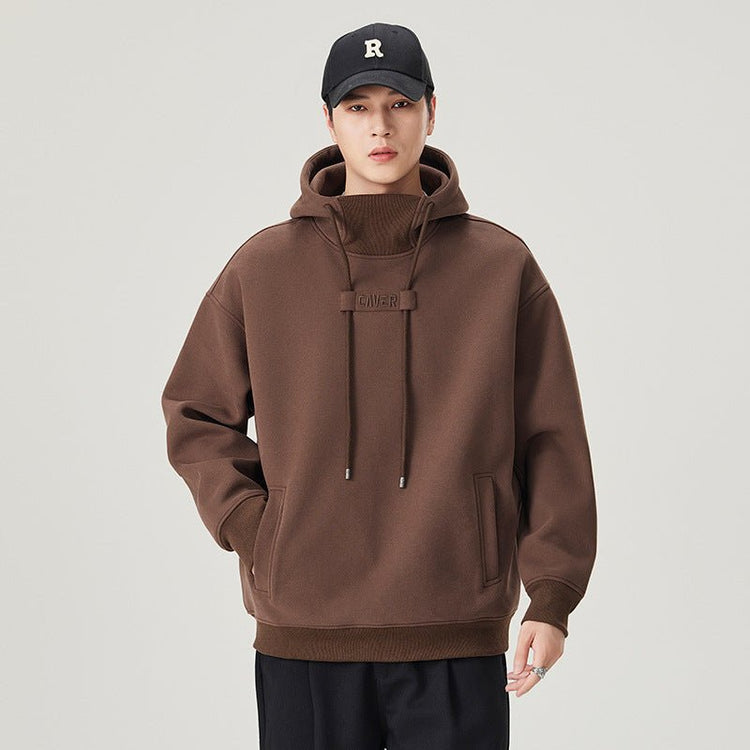 Premium Heavyweight Men's Hoodie - Loose Fit Thickened Sweatshirt, Unisex Casual Autumn Winter Outerwear - Premium Fitness & Activewear for Men & Women|UK
