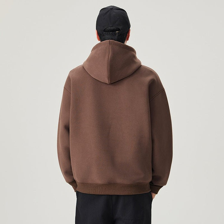 Premium Heavyweight Men's Hoodie - Loose Fit Thickened Sweatshirt, Unisex Casual Autumn Winter Outerwear - Premium Fitness & Activewear for Men & Women|UK