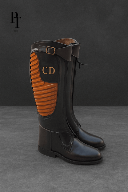 Premium Professional Polo Boots for Men - 100% Cow Leather, Top Quality & Expert Craftsmanship - Allen - Fitness