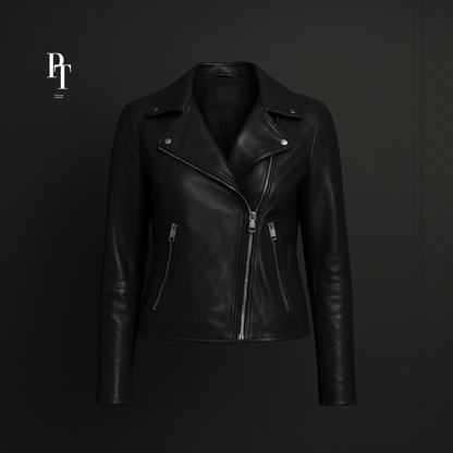 Premium Slim - Fit Leather Jacket for Women - Stylish, Durable, Flattering Design - Allen - Fitness