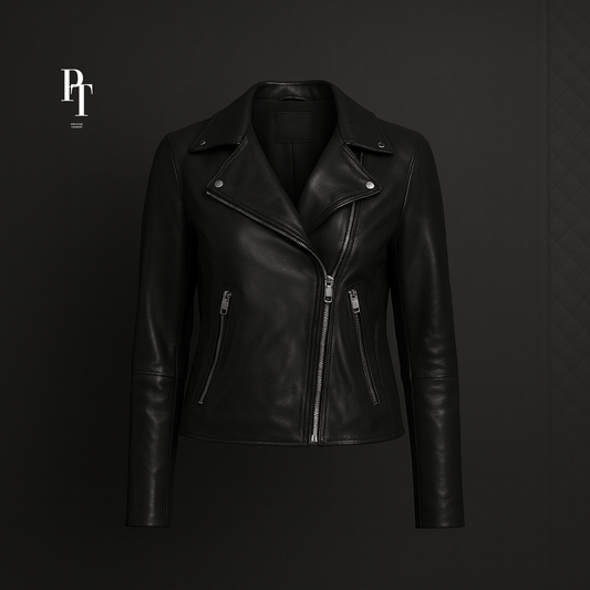Premium Slim - Fit Leather Jacket for Women - Stylish, Durable, Flattering Design - Allen - Fitness