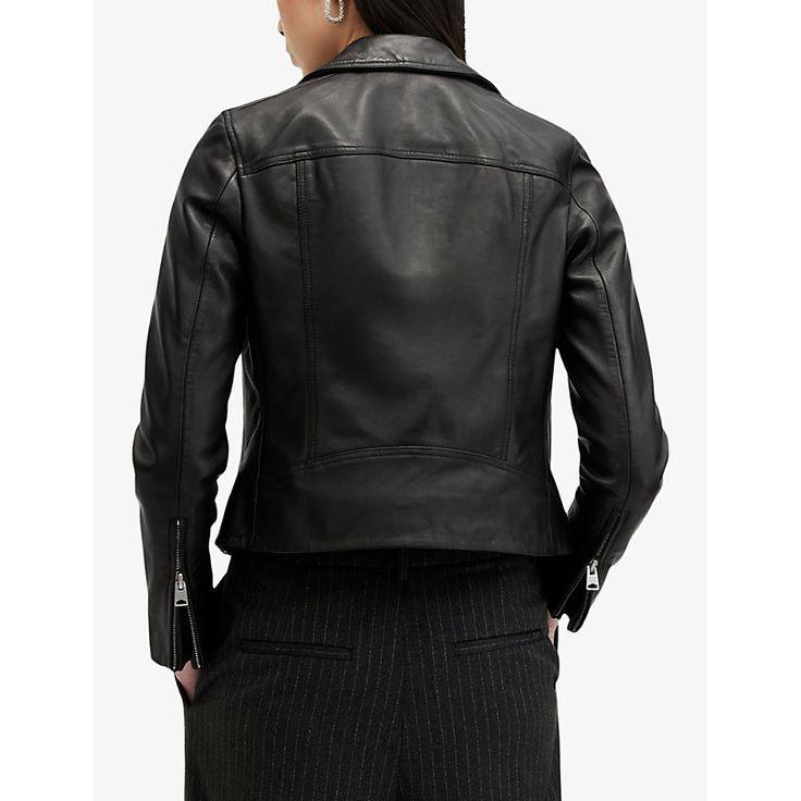 Premium Slim - Fit Leather Jacket for Women - Stylish, Durable, Flattering Design - Allen - Fitness