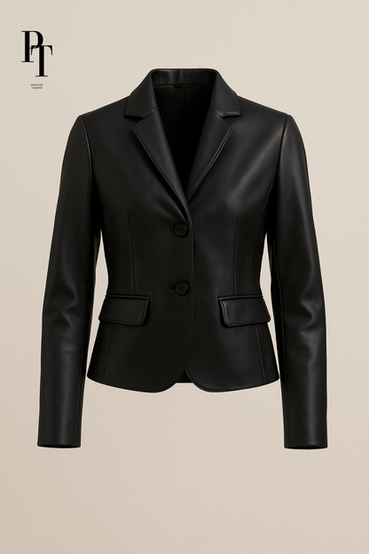 Prestige Tannery Equestrian Leather Jacket - Handmade Black Tailored Style with Premium Comfort - Allen - Fitness