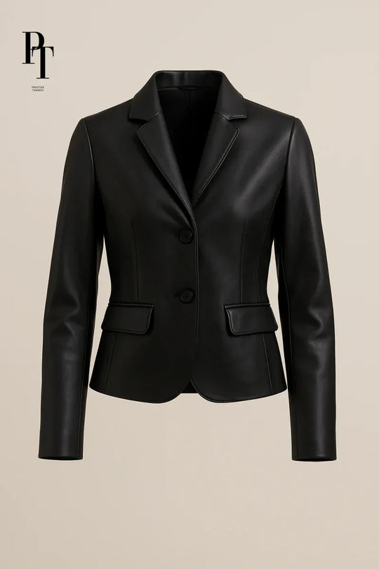Prestige Tannery Equestrian Leather Jacket - Handmade Black Tailored Style with Premium Comfort - Allen-Fitness