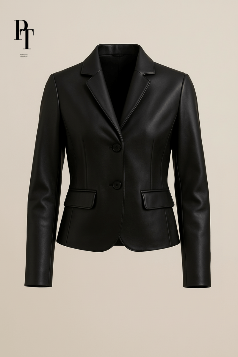 Prestige Tannery Equestrian Leather Jacket - Handmade Black Tailored Style with Premium Comfort - Allen - Fitness