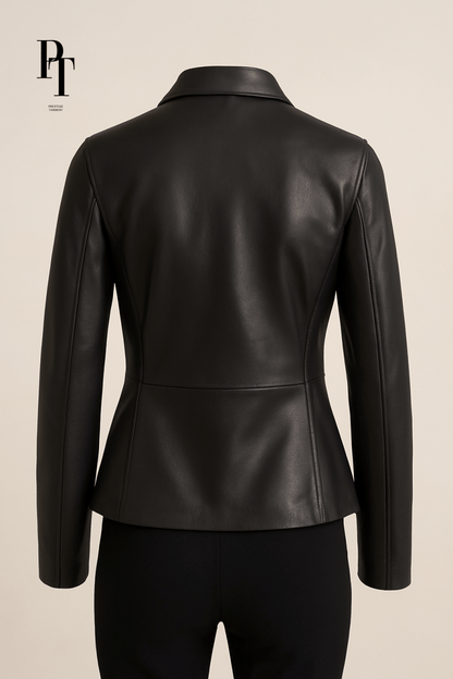 Prestige Tannery Equestrian Leather Jacket - Handmade Black Tailored Style with Premium Comfort - Allen - Fitness
