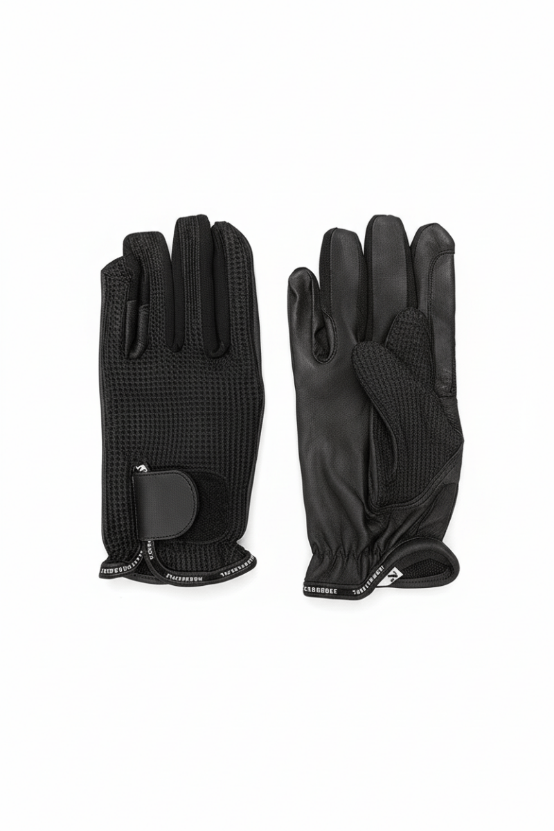 Prestige Tannery Equestrian Riding Gloves – Handcrafted Leather, Reinforced Grip & Ventilated Comfort - Allen - Fitness