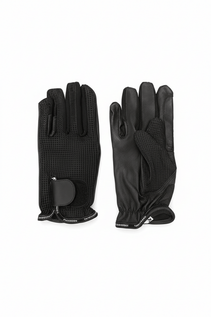 Prestige Tannery Equestrian Riding Gloves – Handcrafted Leather, Reinforced Grip & Ventilated Comfort - Allen - Fitness