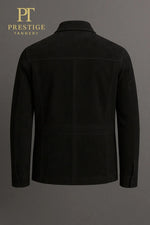 Prestige Tannery Field Jacket – Suede Collection for Equestrians, Handcrafted Soft Leather, Custom Sizes - Allen-Fitness
