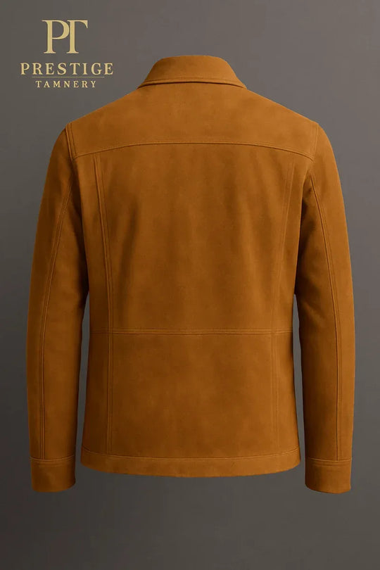 Prestige Tannery Field Jacket – Suede Collection for Equestrians, Handcrafted Soft Leather, Custom Sizes - Allen-Fitness