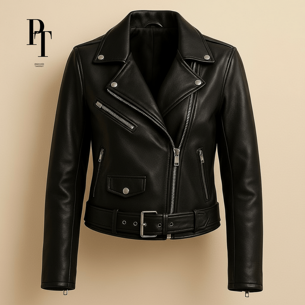 Prestige Tannery Women's Leather Jacket - 100% Genuine Leather, Tailored Fit, Premium Features - Allen - Fitness