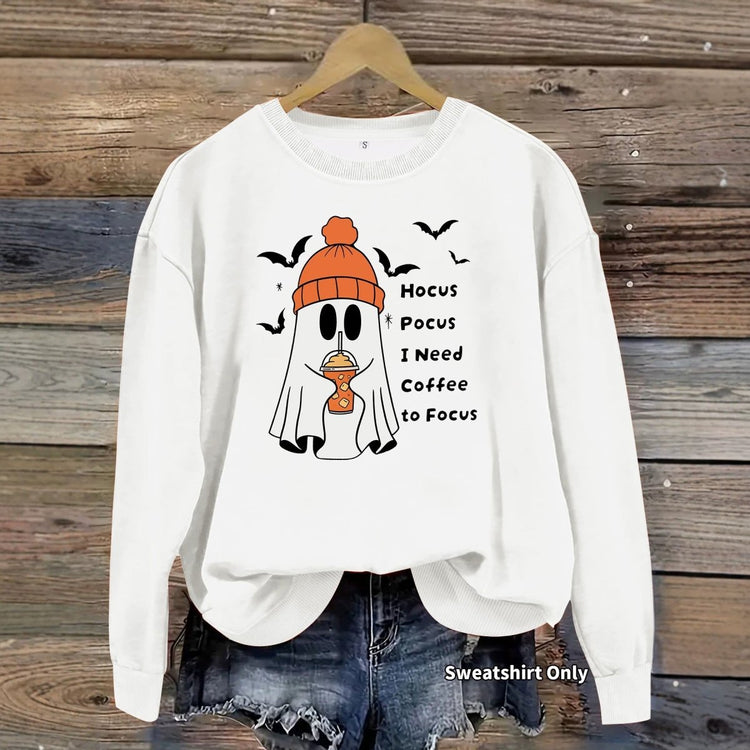 Printed round neck fleece hoodie - Premium Fitness & Activewear