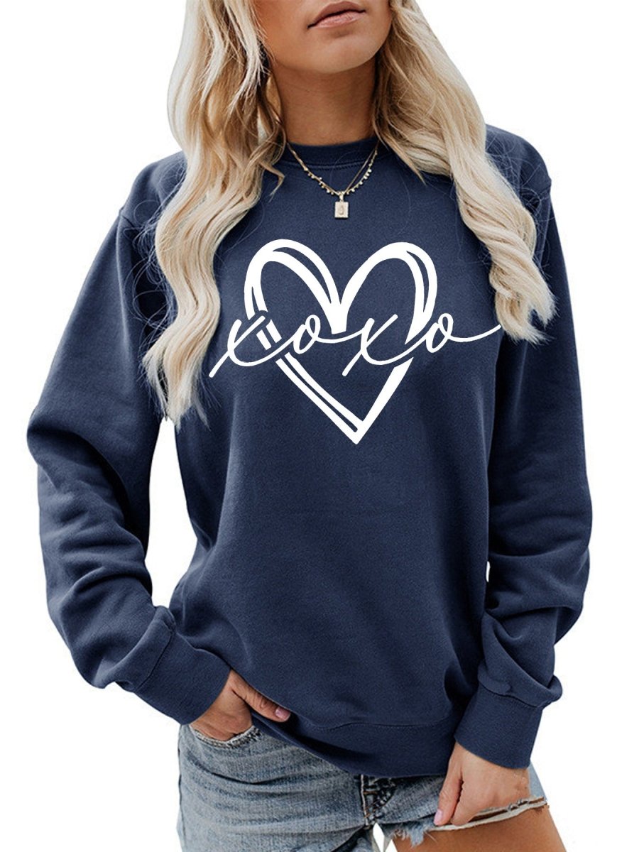 Printed round neck fleece hoodie - Premium Fitness &amp; Activewear for Men &amp; Women|UK