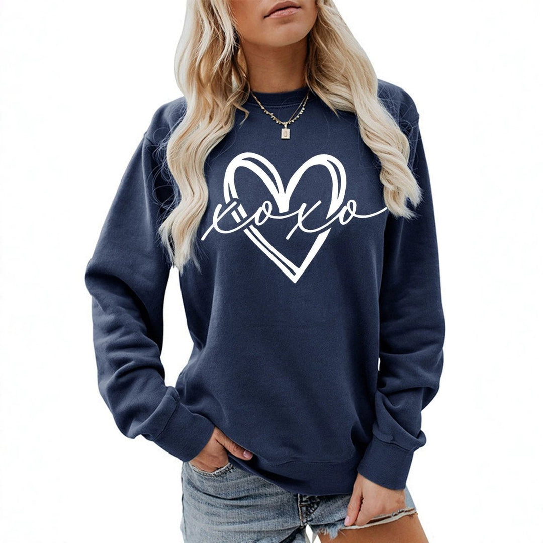 Printed round neck fleece hoodie - Premium Fitness &amp; Activewear for Men &amp; Women|UK