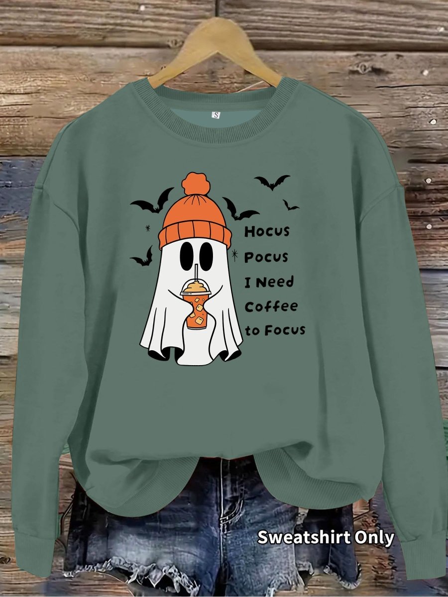 Printed round neck fleece hoodie - Premium Fitness & Activewear