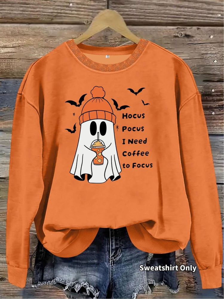 Printed round neck fleece hoodie - Premium Fitness & Activewear