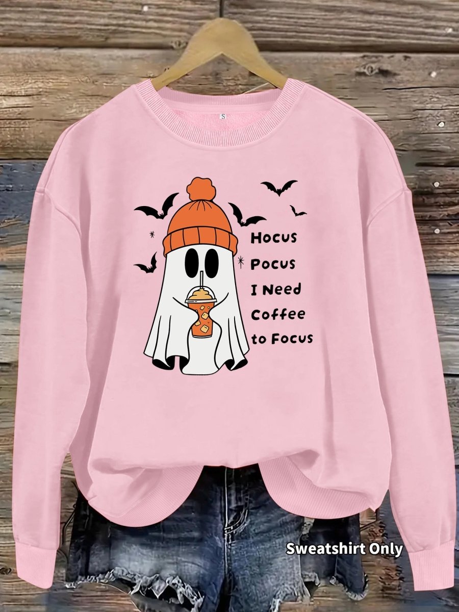 Printed round neck fleece hoodie - Premium Fitness & Activewear