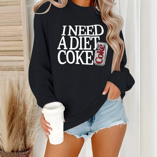 Printed round neck fleece hoodie - Premium Fitness &amp; Activewear for Men &amp; Women|UK