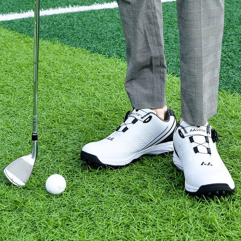 Professional Branded Men's Breathable Men's Outdoor Golf Shoes - Allen - Fitness
