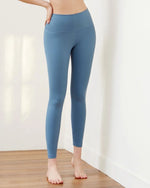Quick Dry Athletic Leggings with 4-Way Stretch - Essential Ventiflo™ 26" High Waist Leggings - Allen-Fitness