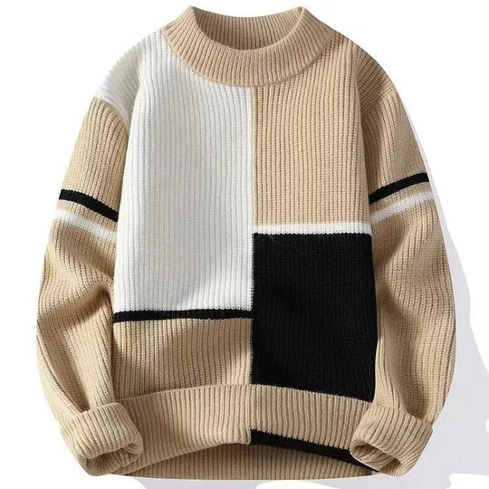 Relaxed Style Color-Block Men&
