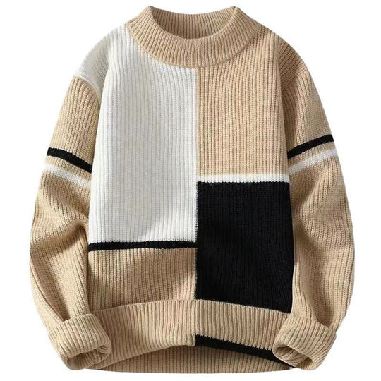 Relaxed Style Color-Block Men&