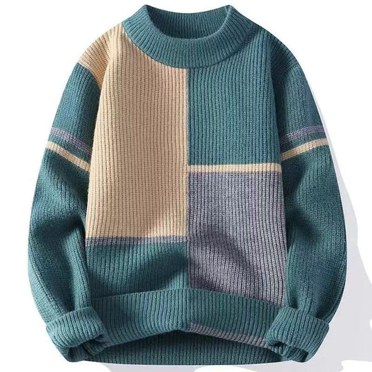 Relaxed Style Color-Block Men&