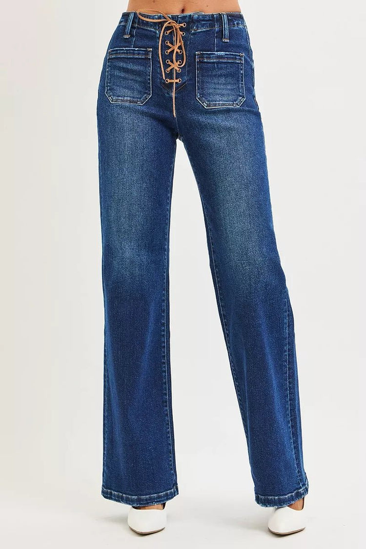 Women's Classic Blue Jeans Pants - Allen Fitness | Running Shoes, Leggings & Activewear UK