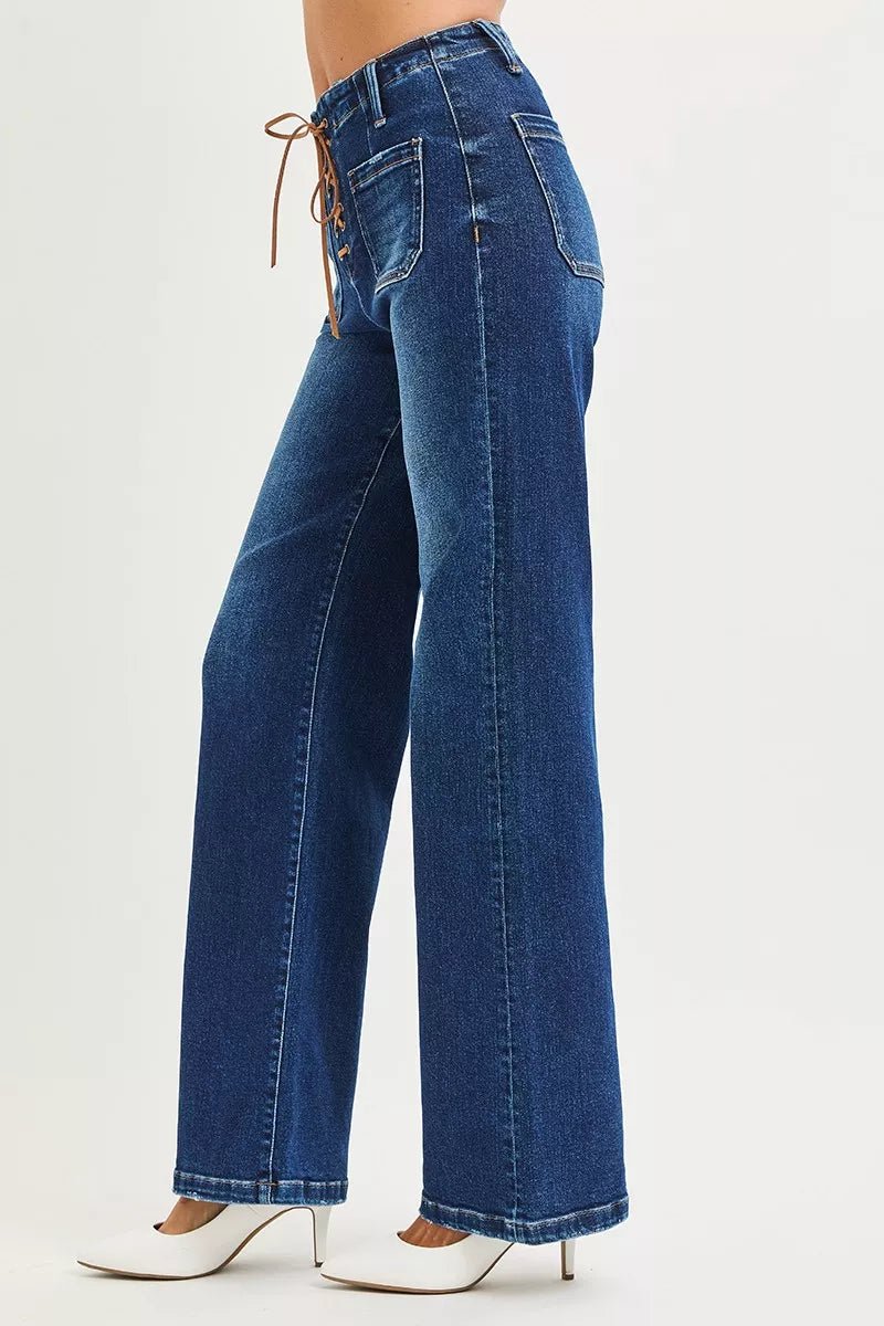 Women's Classic Blue Jeans Pants - Allen Fitness | Running Shoes, Leggings & Activewear UK