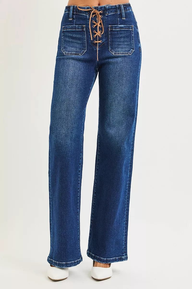 Women's Classic Blue Jeans Pants - Allen Fitness | Running Shoes, Leggings & Activewear UK